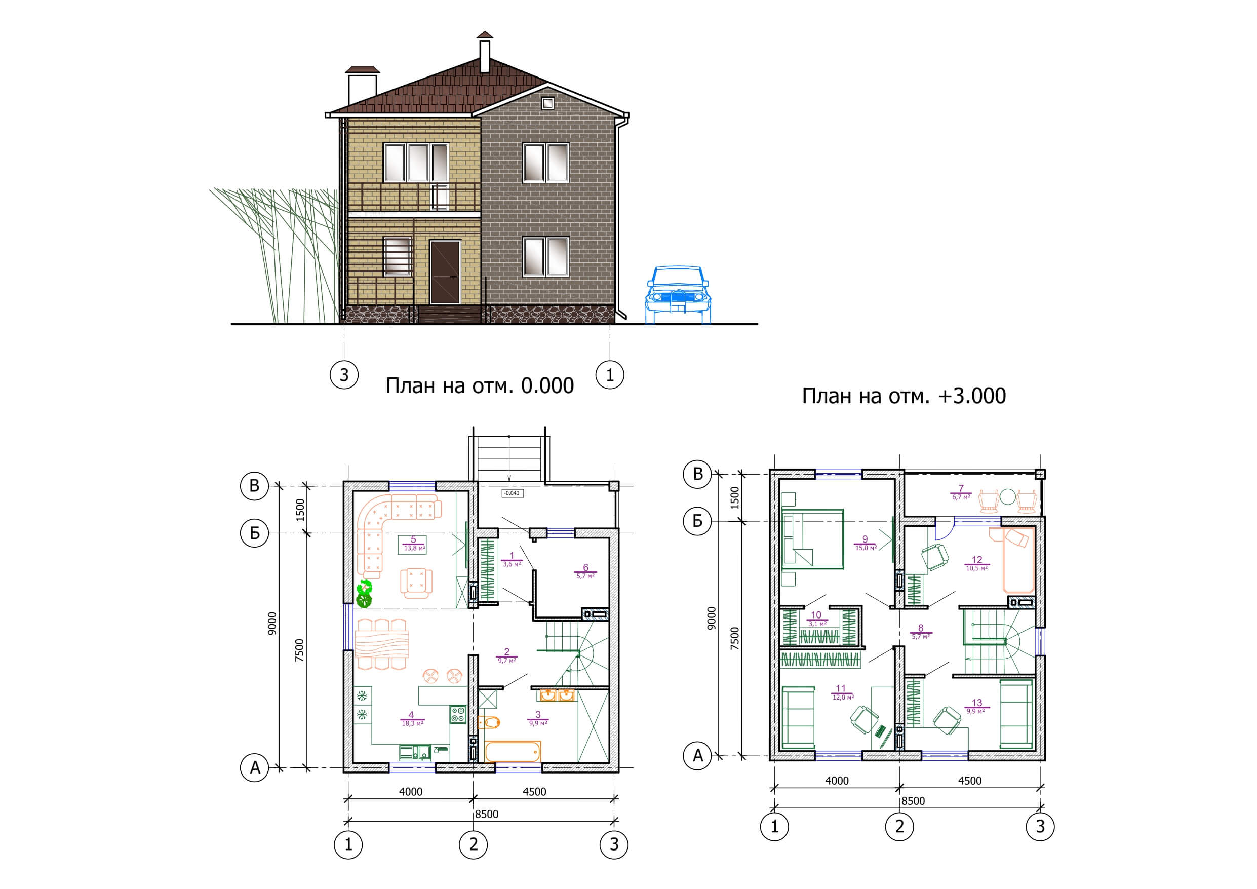 Дизайн и планировка дома от Metric